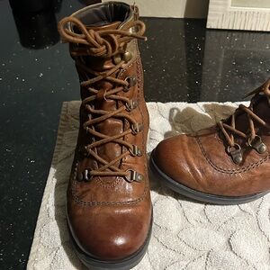 Josef Seibel leather lace up boot